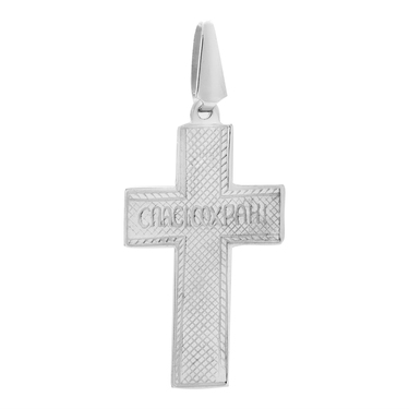 Серебряный мужской крест