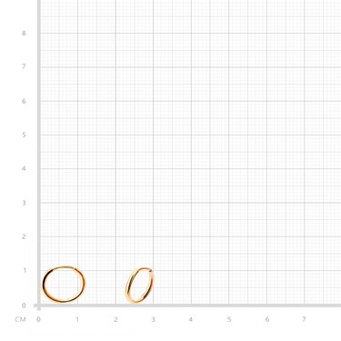 Серебряные гладкие серьги Кольца / Конго / Круглые для пирсинга, покрытие позолота, 12 мм