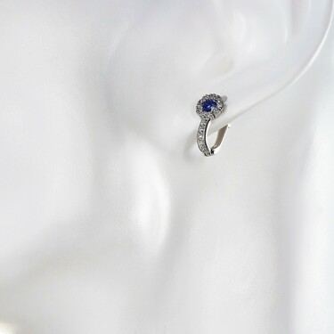 Серебряные женские серьги 