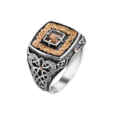 Серебряный мужской перстень 