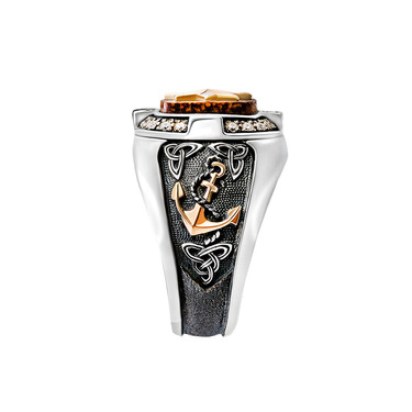 Серебряный мужской перстень 