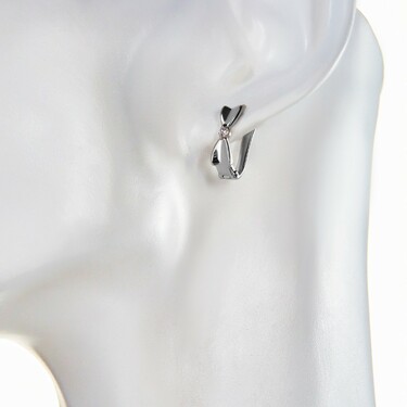 Серебряные женские серьги 