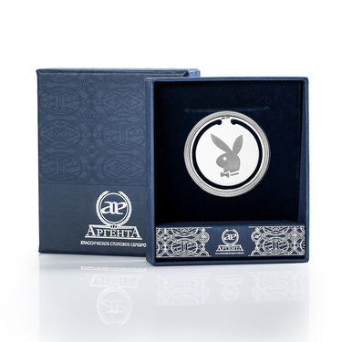 Серебряная закладка для книги Playboy