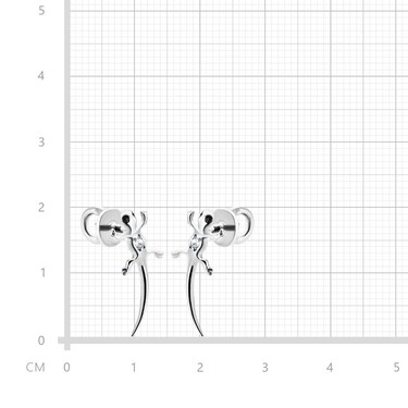 Серебряные серьги пусеты гвоздики 