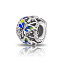 Подвеска,Шарм,Серебро,с вставкой Фианит Белая цвета,РОССИЯ