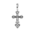 Крест,Подвеска,Оберег,Серебро,с вставкой Без вставок,РОССИЯ