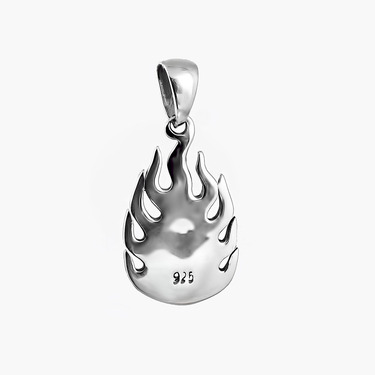 Подвеска серебряная байкерская 