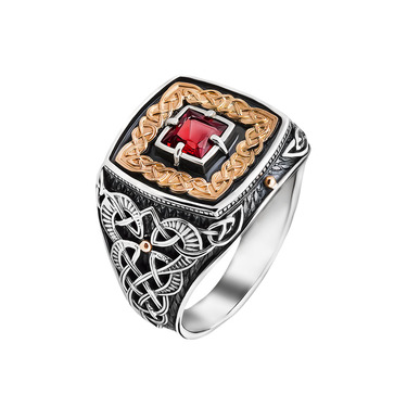 Серебряный мужской перстень 