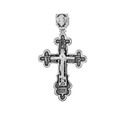 Крест,Подвеска,Оберег,Серебро,с вставкой Без вставок,РОССИЯ