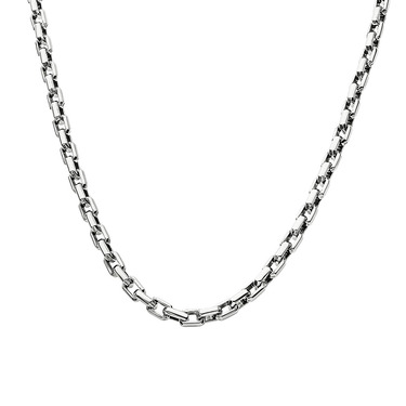 Серебряная цепь, плетение якорное, ширина 4,3 мм