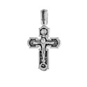 Крест,Подвеска,Оберег,Серебро,с вставкой Без вставок,РОССИЯ