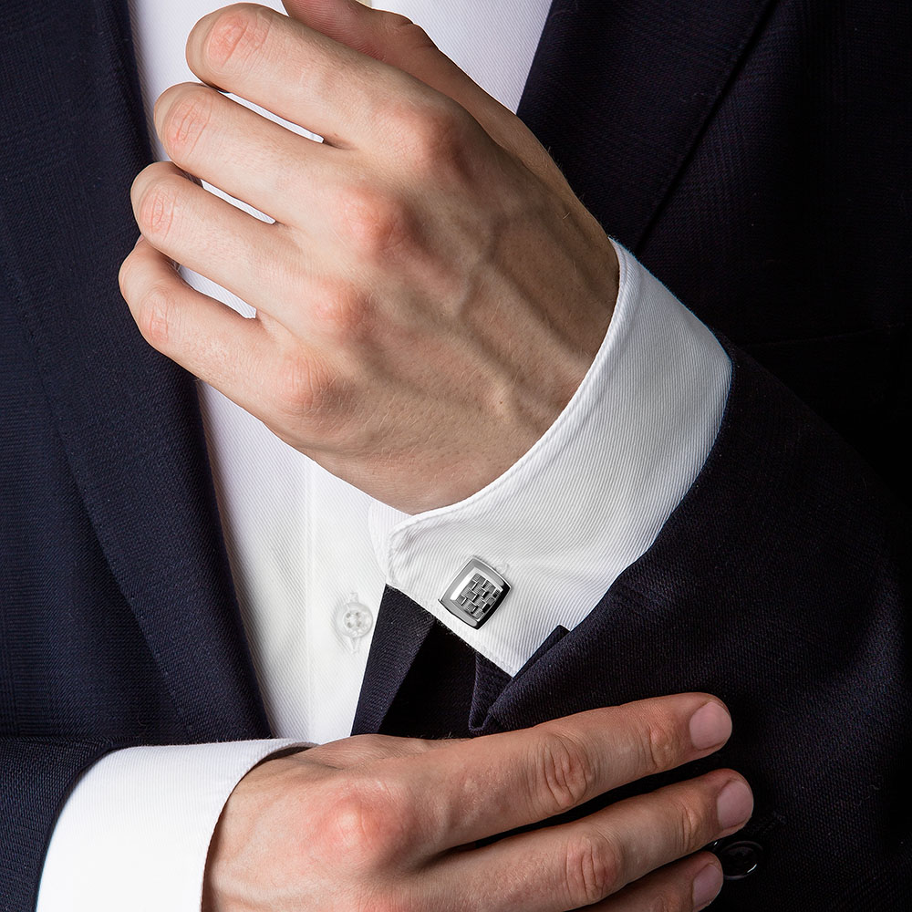 Запонки,Серебро,с вставкой Без вставок,РОССИЯ