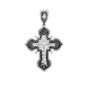 Крест,Подвеска,Оберег,Серебро,с вставкой Без вставок,РОССИЯ