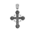 Крест,Подвеска,Оберег,Серебро,с вставкой Без вставок,РОССИЯ
