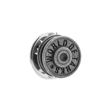 Серебряный значок серии World of tanks с эмалью, покрытие оксид