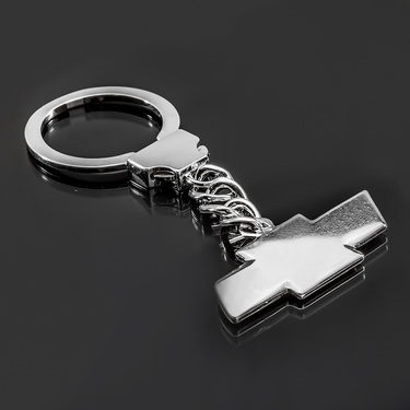 Серебряный брелок автомобилиста Chevrolet