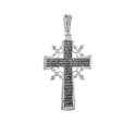 Крест,Подвеска,Оберег,Серебро,с вставкой Без вставок,РОССИЯ