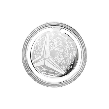 Серебряная закладка для книги Мерседес