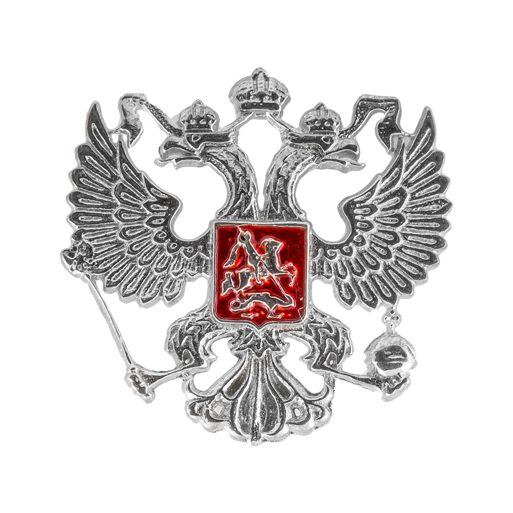 Герб с изображением двуглавого орла с коронами на головах появился в россии при