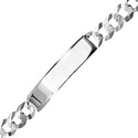 Браслет на руку,Серебро,с вставкой Серебряная вставка Белая цвета,с замком Карабинный,ИТАЛИЯ