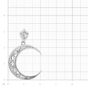 Подвеска серебряная мусульманская  Подвеска,Кулон,Талисман,Амулет,Оберег,Серебро,РОССИЯ