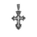 Крест,Подвеска,Оберег,Серебро,с вставкой Без вставок,РОССИЯ