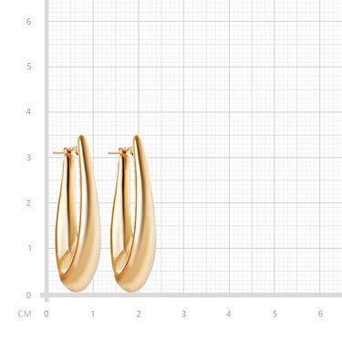 Серебряные серьги с позолотой