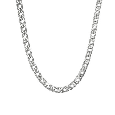 Серебряная цепочка плетение Тройной ромб, ширина 4,7 мм