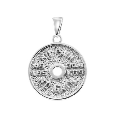 Подвеска мужская серебряная 