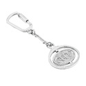 Брелок,Серебро,с замком Карабинный,РОССИЯ