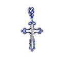 Крест,Подвеска,Оберег,Серебро,с вставкой Без вставок,УКРАИНА