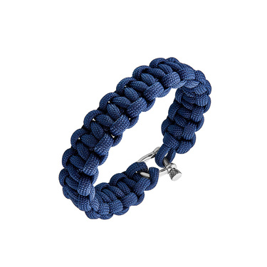 Браслет из паракорда с серебряным замком, ширина 1,9 см