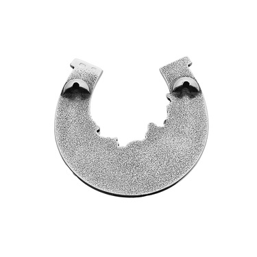 Большая серебряная подкова в дом 