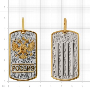 Серебряный жетон 