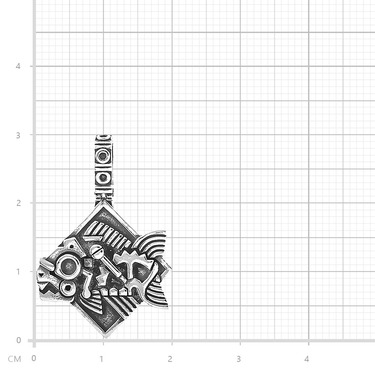 Серебряная подвеска с чернением стим-панк знак зодиака Рыбы