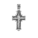 Серебряный мужской крест с чернением Крест,Подвеска,Оберег,Серебро,с вставкой Без вставок,РОССИЯ