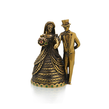 Бронзовый колокольчик 