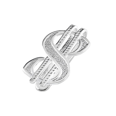 Серебряный мужской зажим для денег 