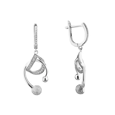 Серебряные серьги 