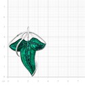 Подвеска,Кулон,Талисман,Амулет,Тотем,Серебро,с вставкой Эмаль Зеленая цвета,РОССИЯ