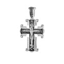 Крест,Подвеска,Оберег,Серебро,с вставкой Без вставок,РОССИЯ