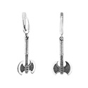 Серьги,Длинные серьги,Серебро,с вставкой Без вставок,с замком Английский,РОССИЯ