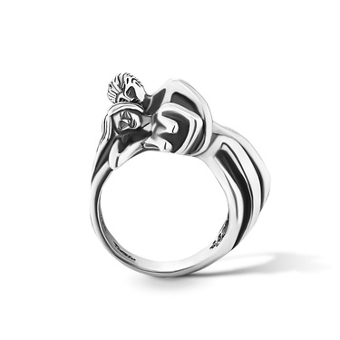 Серебряное женское кольцо 