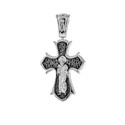 Крест,Подвеска,Оберег,Серебро,с вставкой Без вставок,РОССИЯ