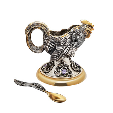 Серебряная солонка 