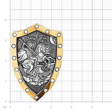 Серебряная подвеска 