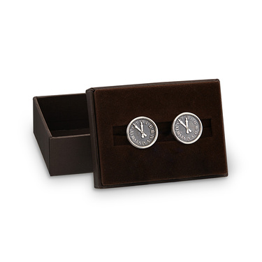 Серебряные запонки 