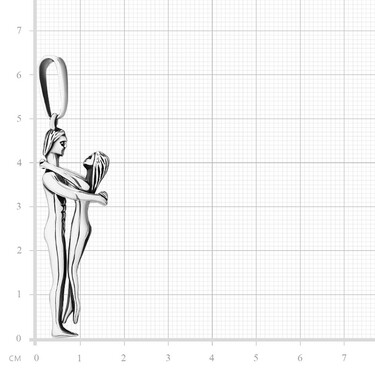 Серебряная подвеска 