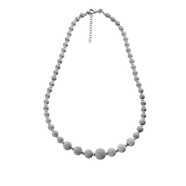 Серебряное женское колье 