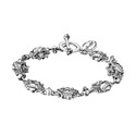 Серебряный мужской браслет Ed Hardy  Браслет на руку,Серебро,с вставкой Без вставок,с замком Кольцо,РОССИЯ